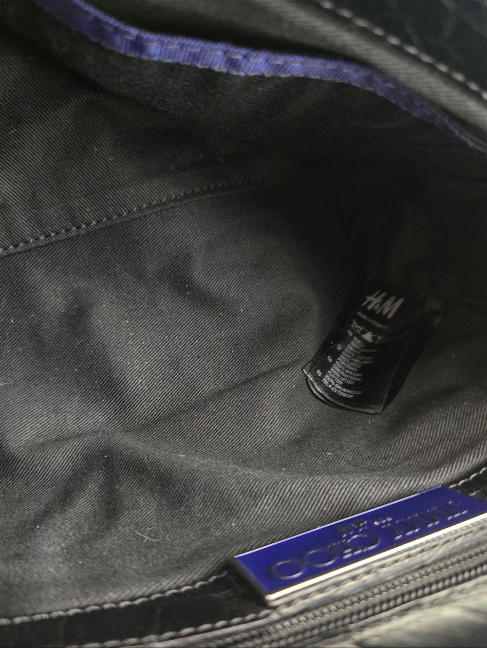 Jimmy Choo x H&M Collaboration 2009 Black Leather Star Women's Clutch - Picture 10 of 12